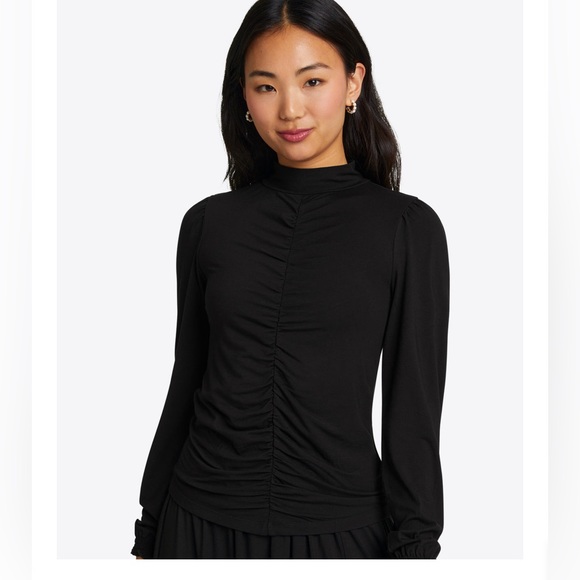 NWT Draper James Knit Turtleneck in Black - Picture 3 of 6